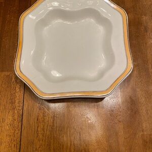 Vintage L’elegance By Shafford Hand Painted 11x11 Porcelain Serving Dish